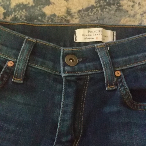 Principle Denim innovators Honor crop Rose Gold stripe 26 - Picture 4 of 4